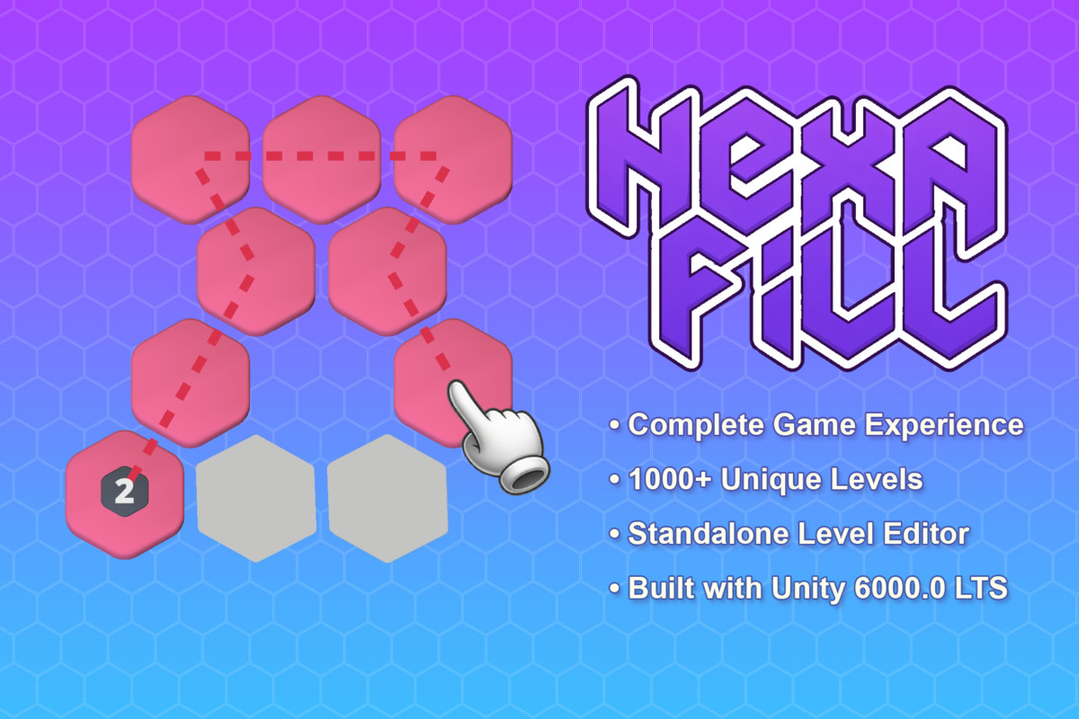 Hexa Fill Sort Template – Level Editor
