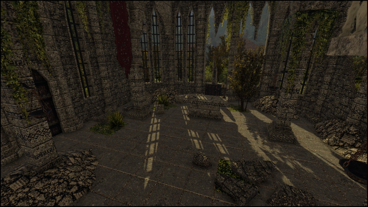 Retro Style Module Abandoned Ruins - Retro Style Modular Environment Pack