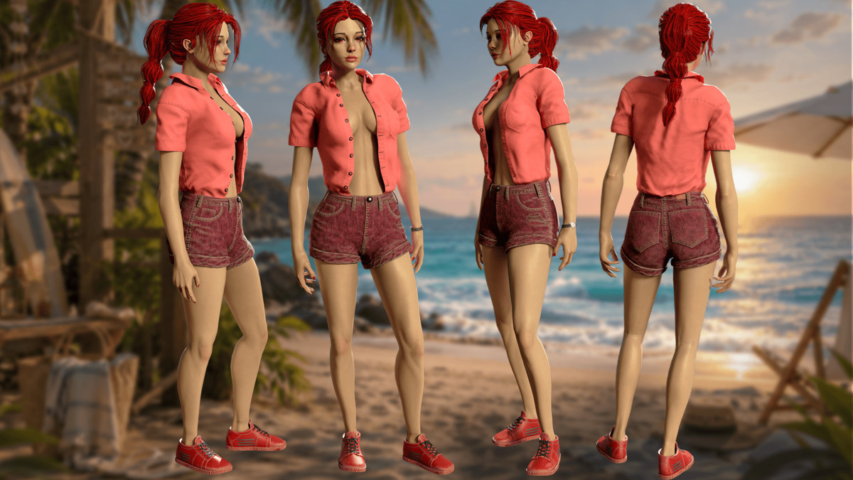 Summer Girl – Casual Game Character