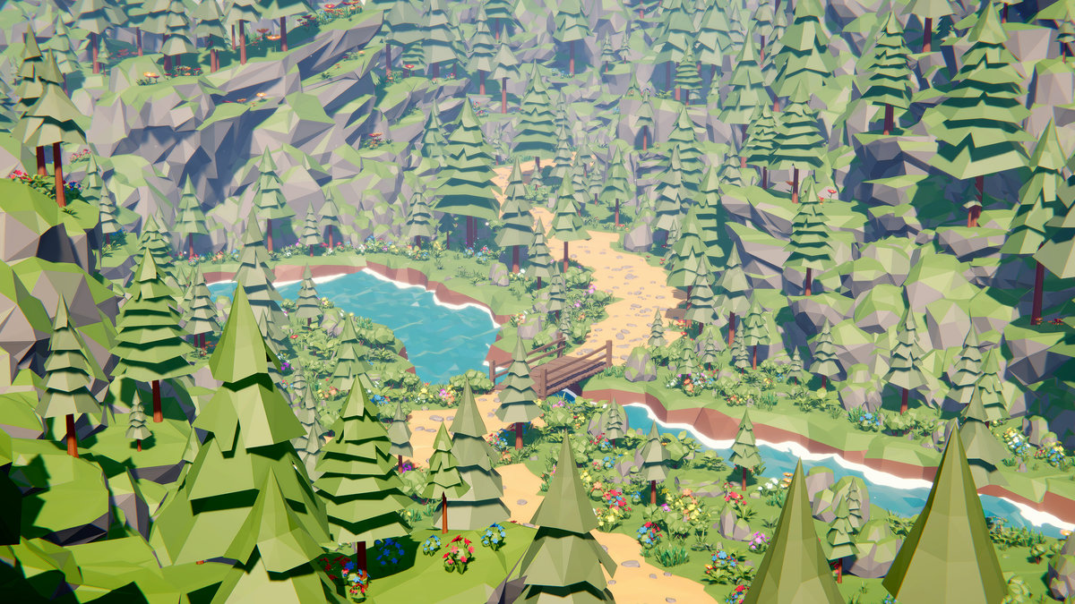 Rocky Valley - Polyart Environment
