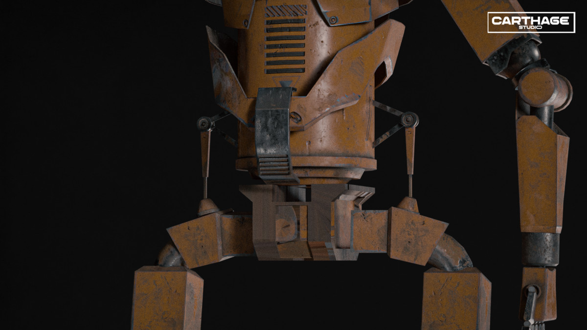 Screen-Head Vendor Robot NPC