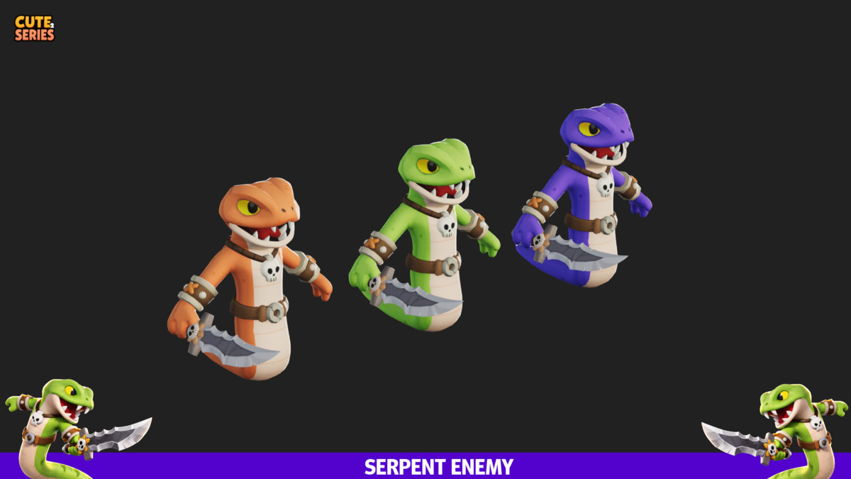 Serpent Snake Evolution Pack Cute Series