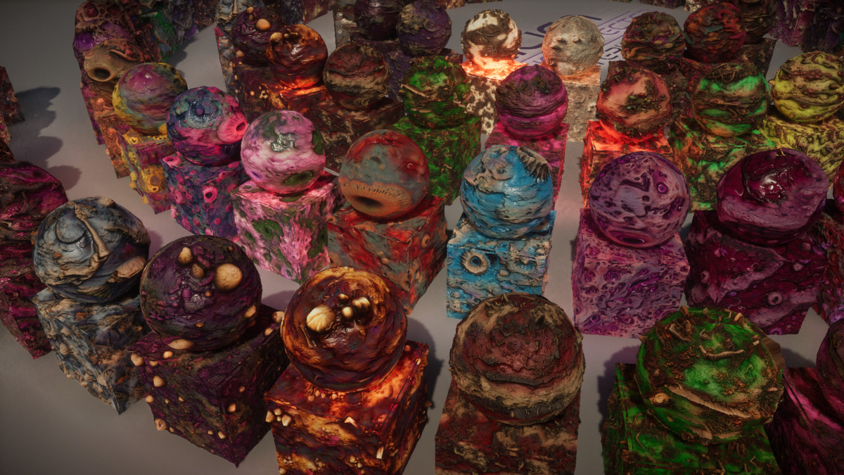 Alien Ground Materials - Infected