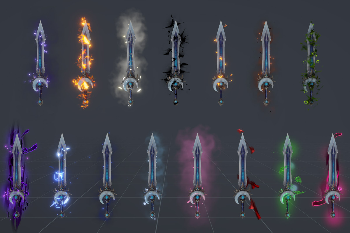 Weapon and charater effects