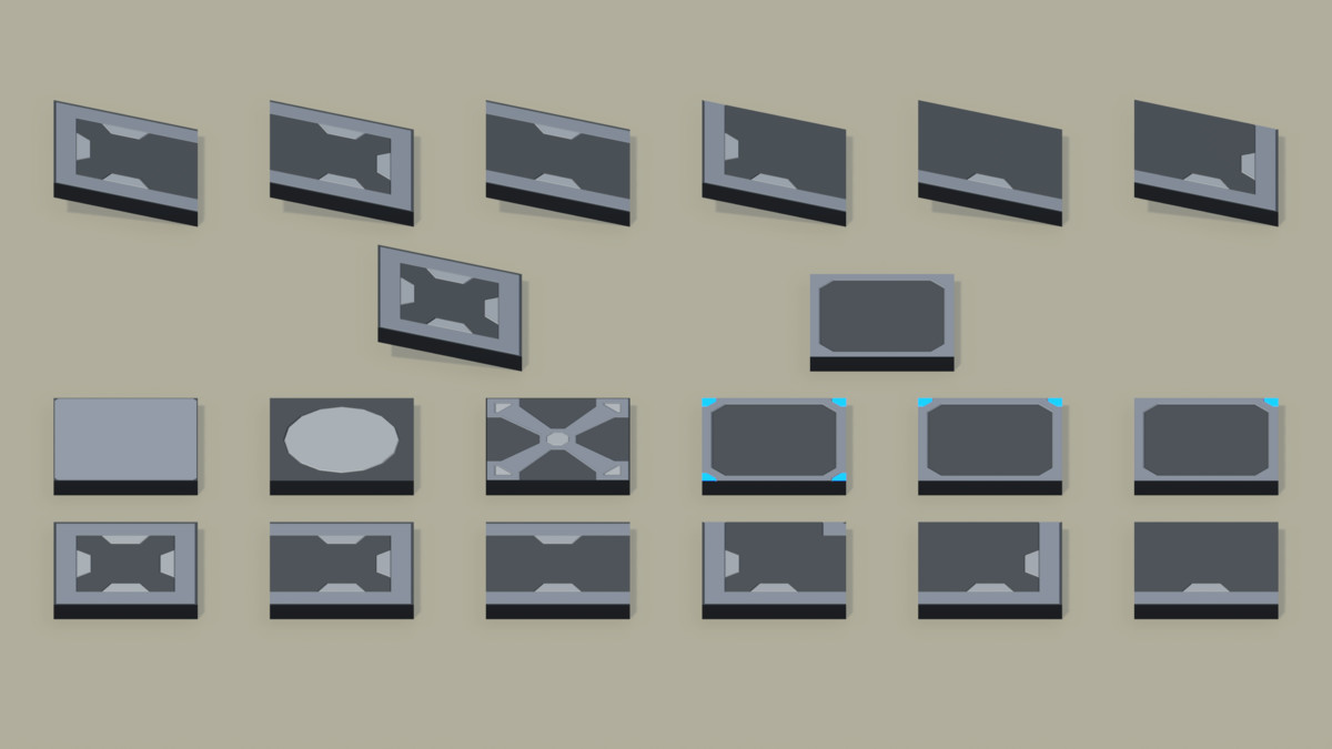 Sci-Fi Interior Modular Kit Bundle 01