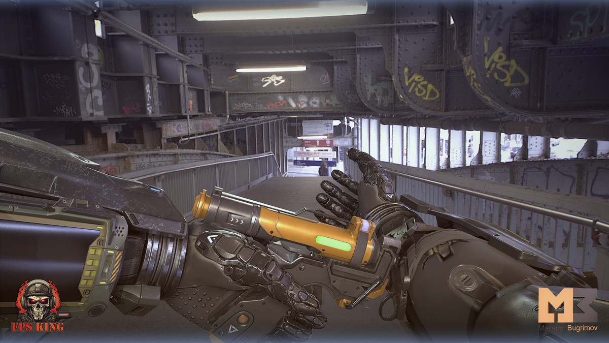 Sci_Fi Hands With Grenade (Animations)