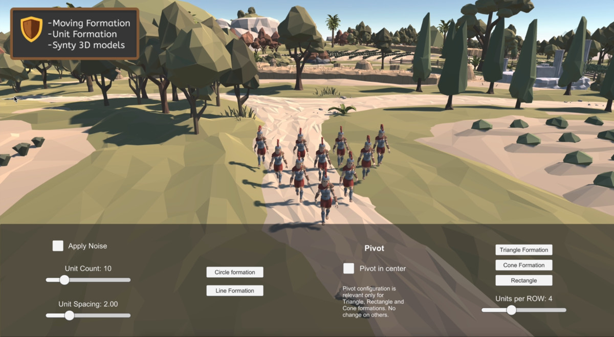 Moving Formations
