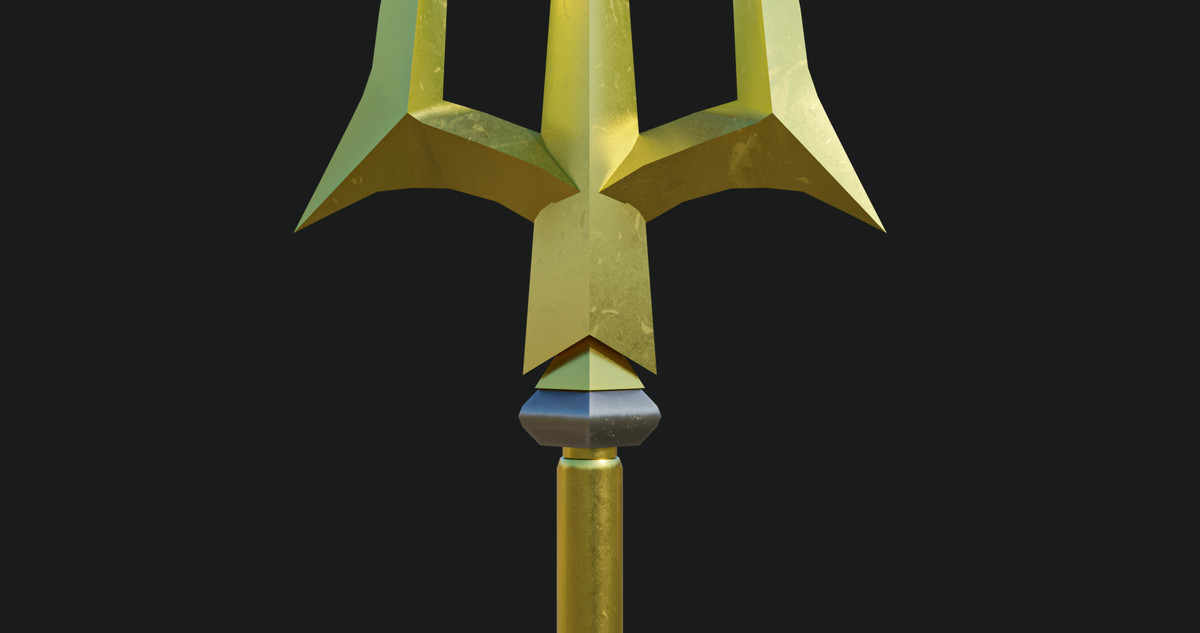 Trident Medieval Gold URP and HDRP Textures
