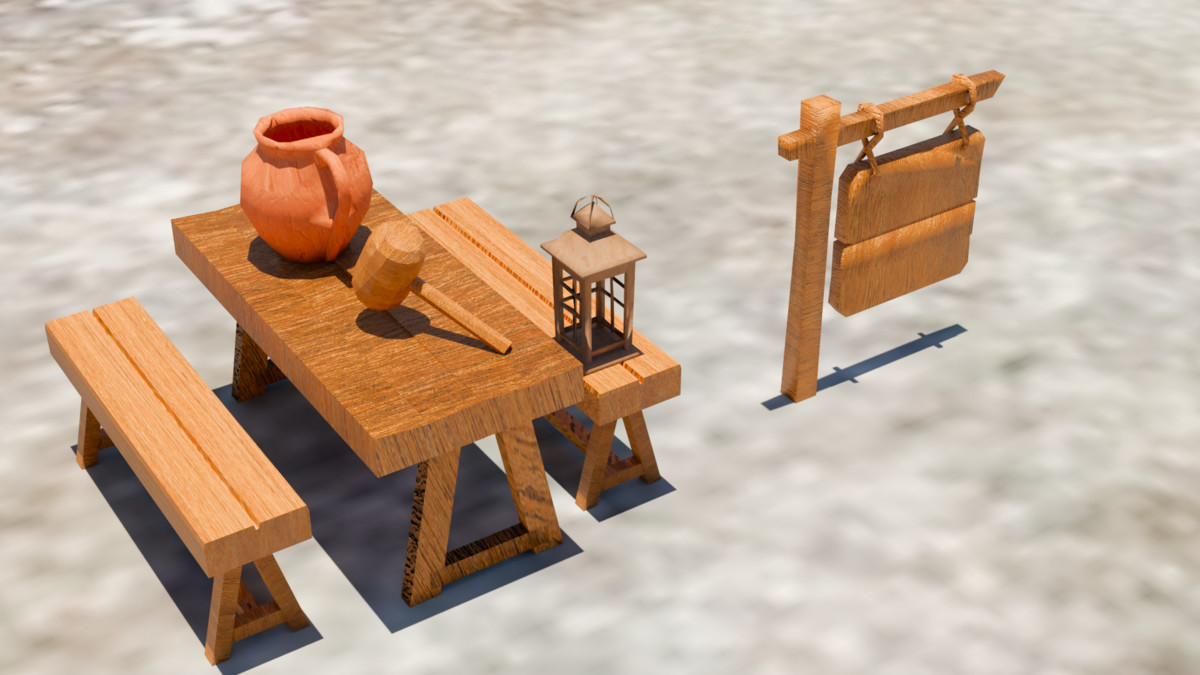 AIRIDev Village Props