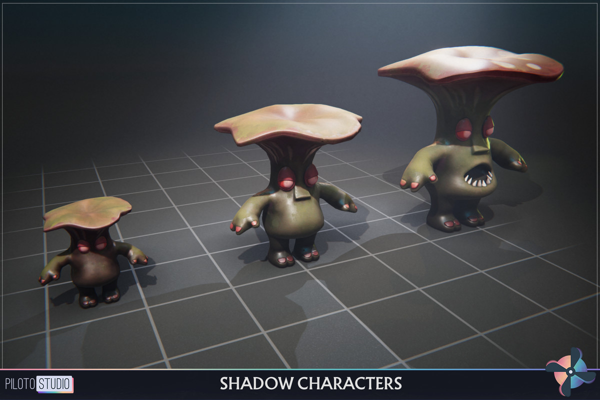Shadow Ultimate MegaPack- 12 Families + Boss - 39 Characters + Animations