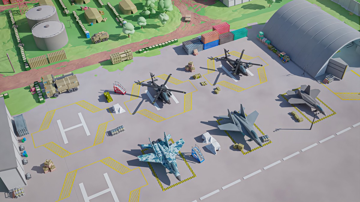 Military 2 - Low Poly 3D Models Pack