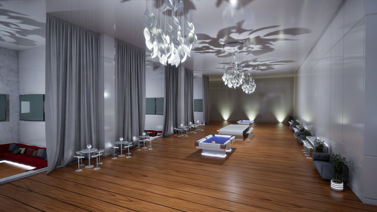 Futuristic Cinema Complex & Entertainment Center