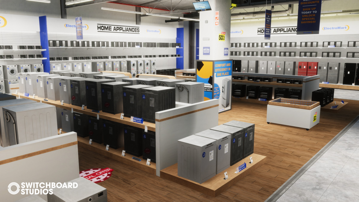 Electronics Mega Store Modular Environment