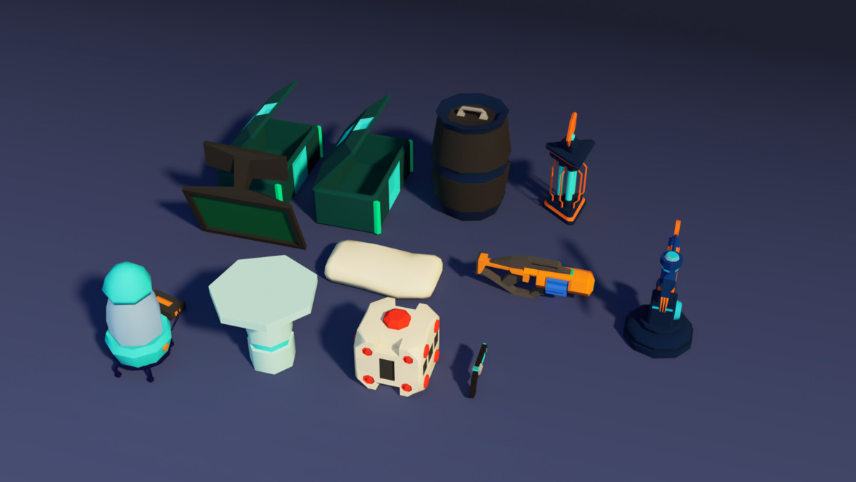 Sci-Fi Futuristic Environment, Characters & Vehicles