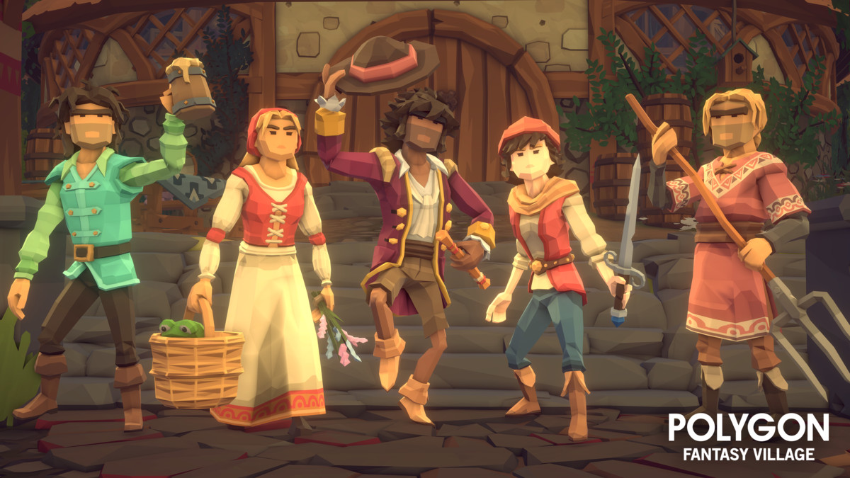 POLYGON - Fantasy Village - Art by Synty, image 26