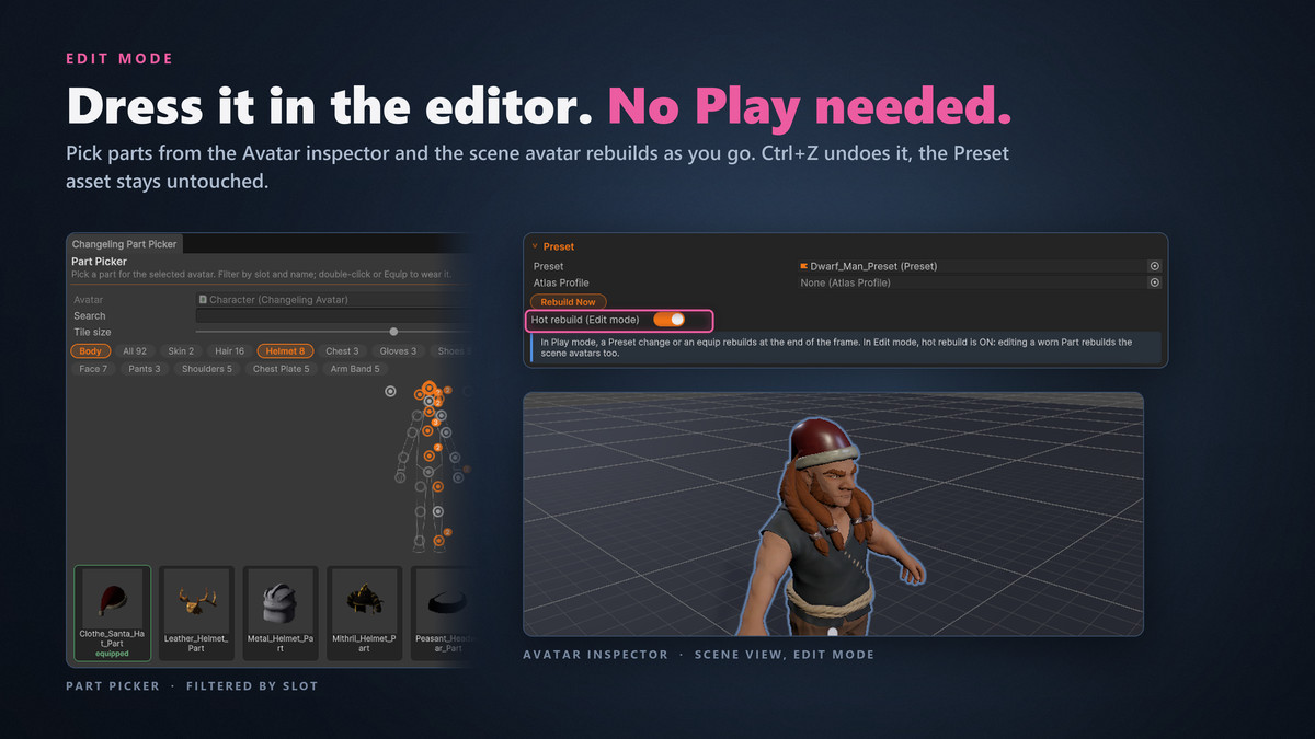 Changeling - AAA Character Customisation