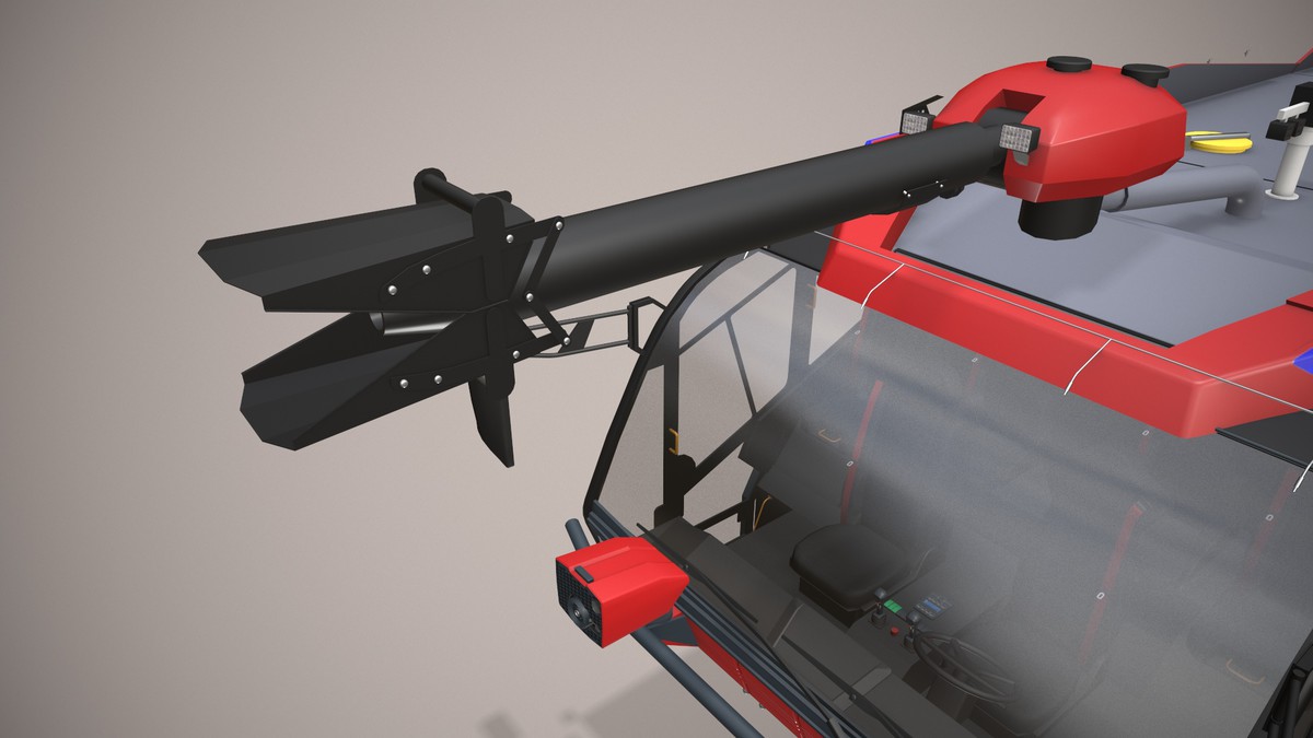 Airport Fire Truck 6x6 Red (387)