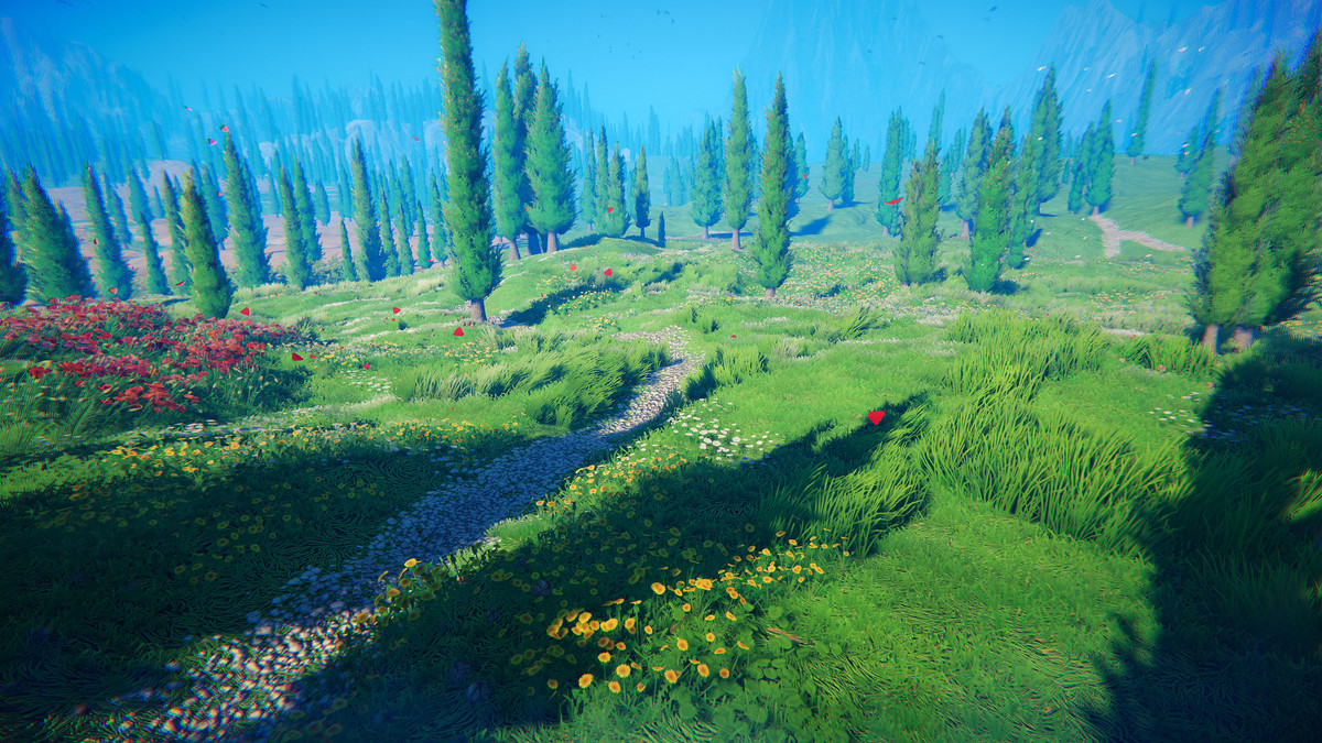 Stylized Cypress Valley