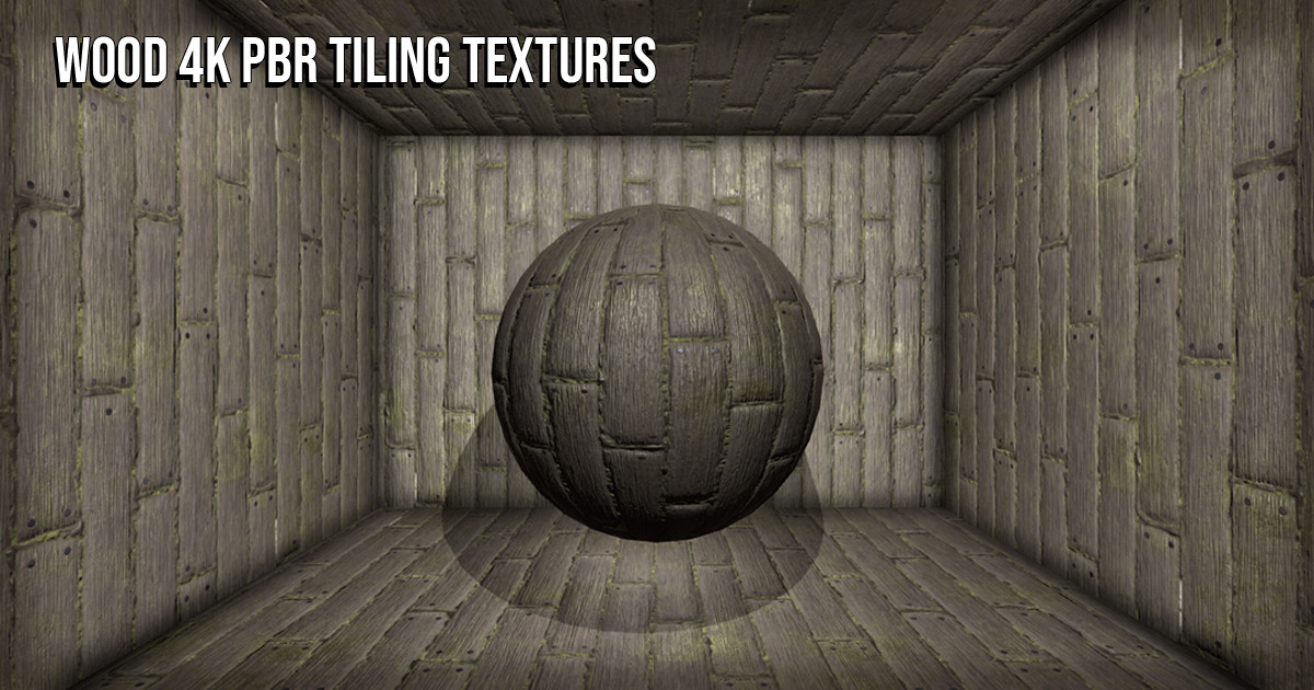 22 Wood 4K PBR Tiling Textures Collection
