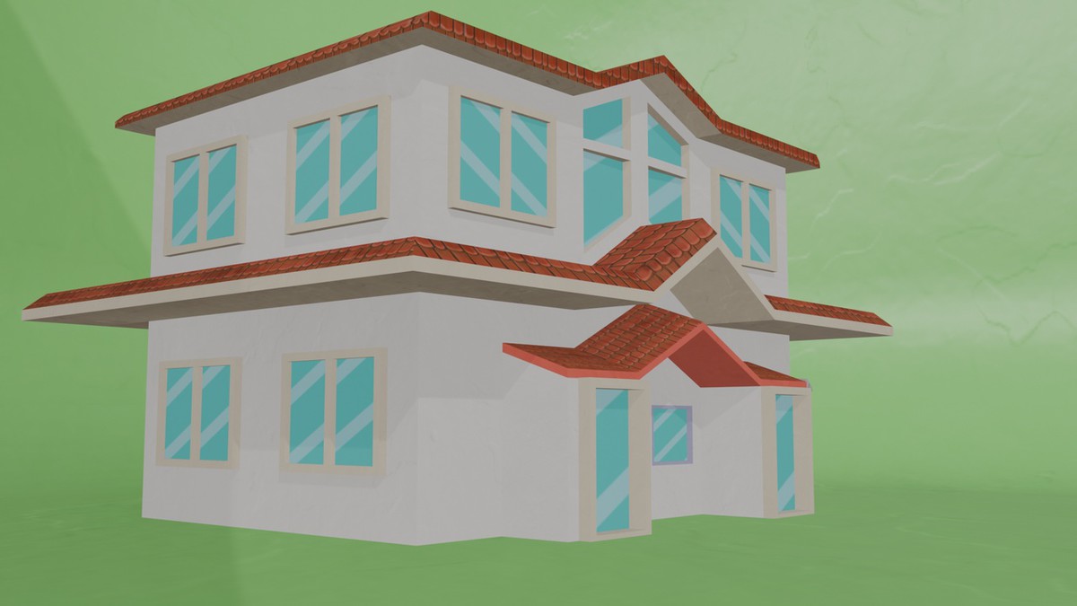 10 Low Poly House Pack Vol 1