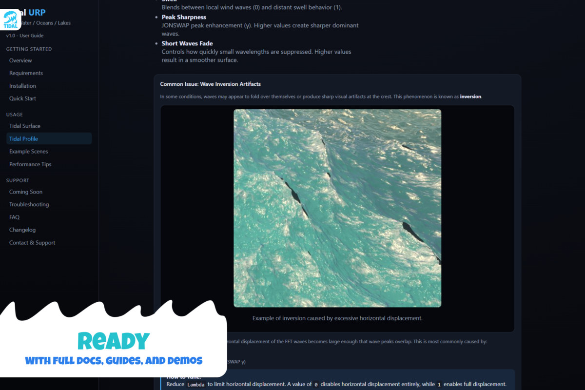 Tidal – Realistic GPU Water URP (Oceans, Lakes, Ponds)