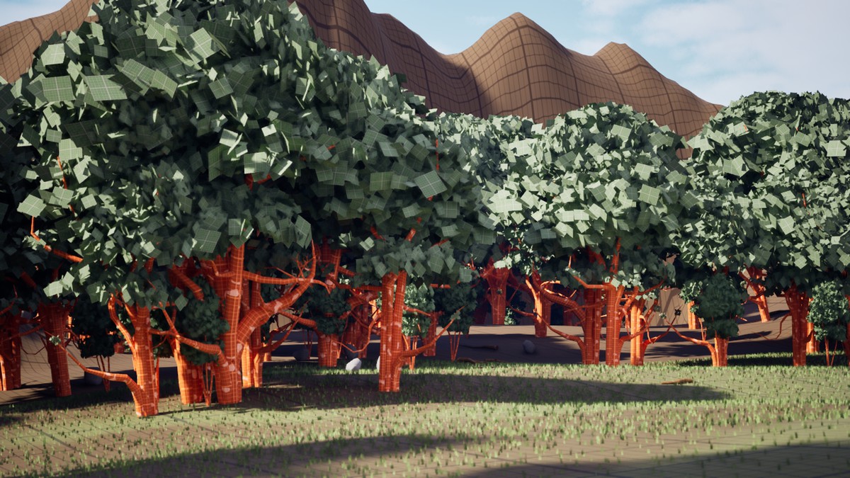 Forest Starter Blockout Kit - 60 Assets Modular Pack for Level Design