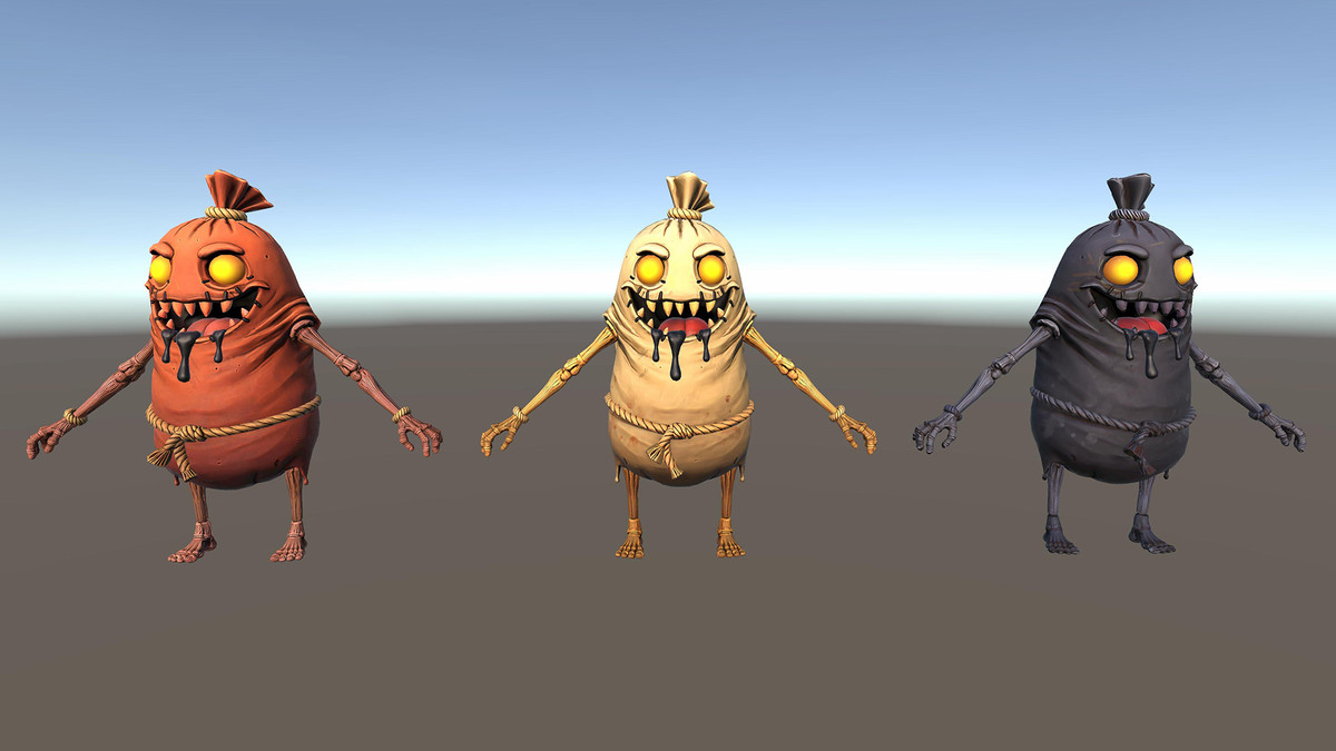 Nightmare Harvest Monsters 1 – Stylized Character Pack (5 Characters, 15 Skins)