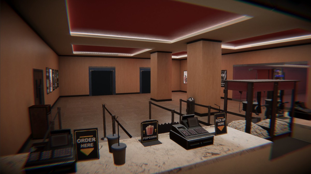 Cinema Lounge Theatre 3d Environment