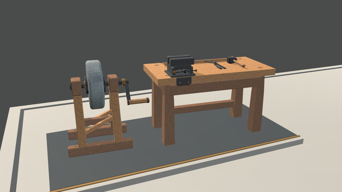 Copperleaf Workshop - Static Smithing and Craft Props
