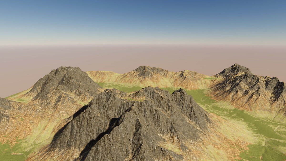 Procedural Mountain Terrains 8K
