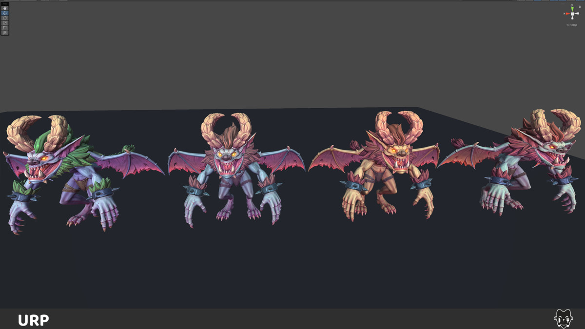Stylized Fantasy Character (Morvane Duskwing)