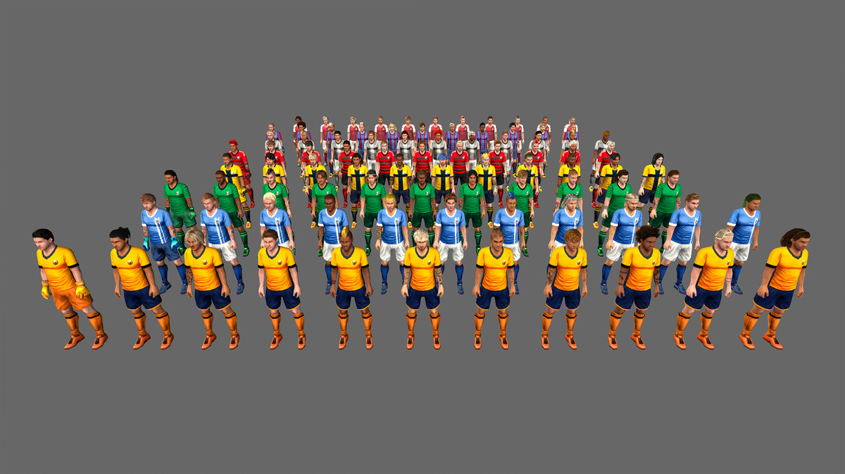 Soccer Players & Uniforms Extension Pack