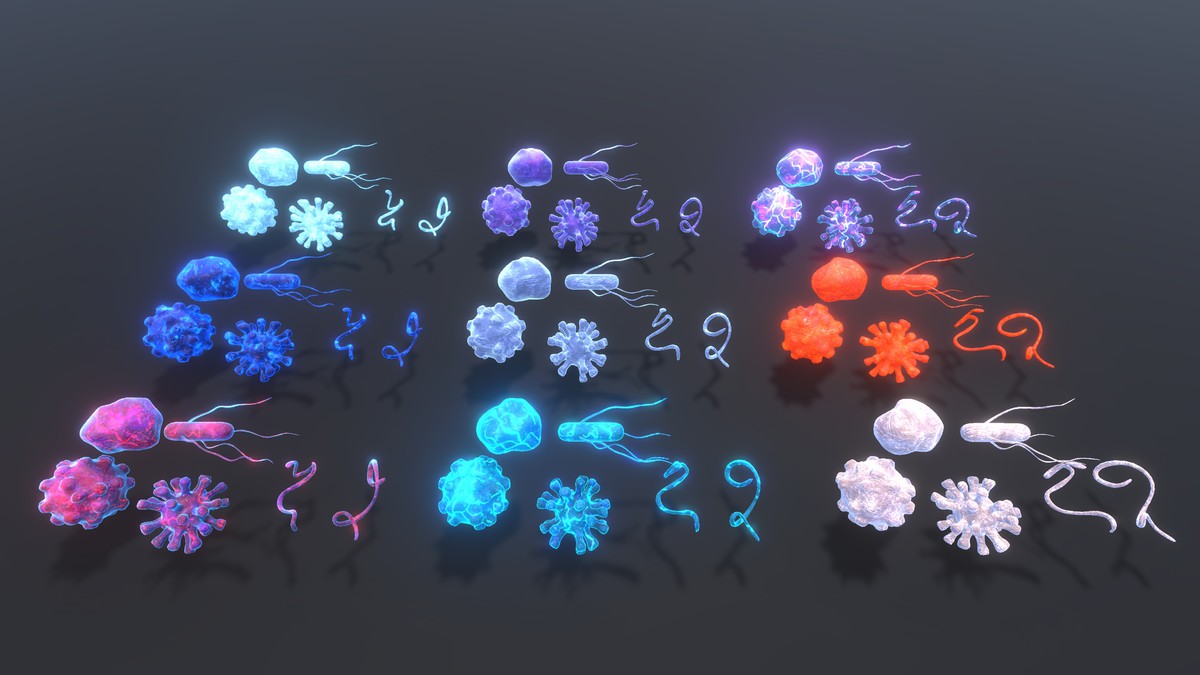 Freezable Virus Pack (Animated 3D)