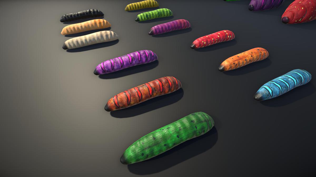 Dissolvable Worms (3 in 1 PACK)