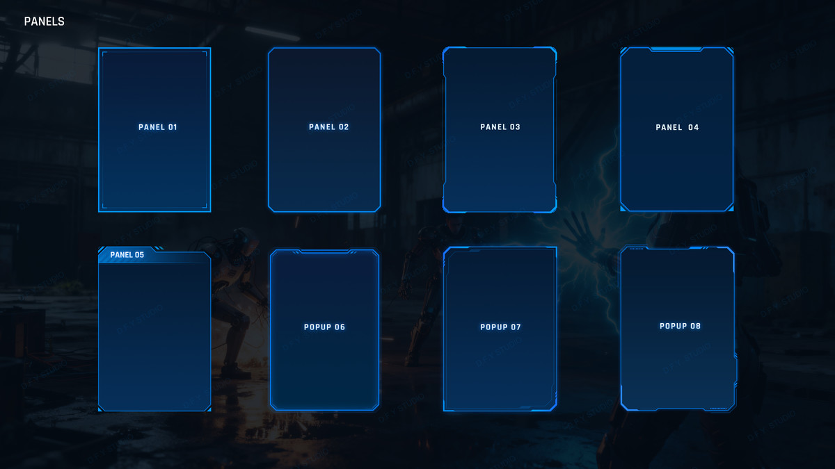 Super Sci-Fi Complete UI Pack(+PSD)