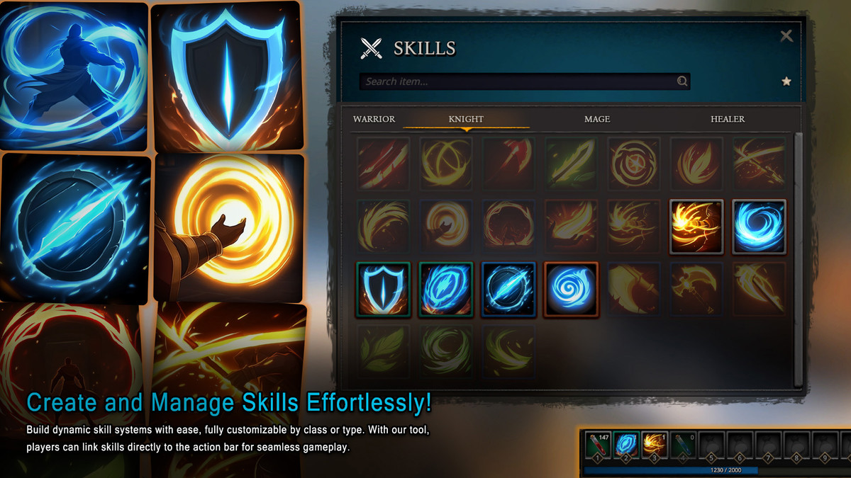 Master Inventory Engine Pro - Crafting/Loot/Trade/Skills/HotBar