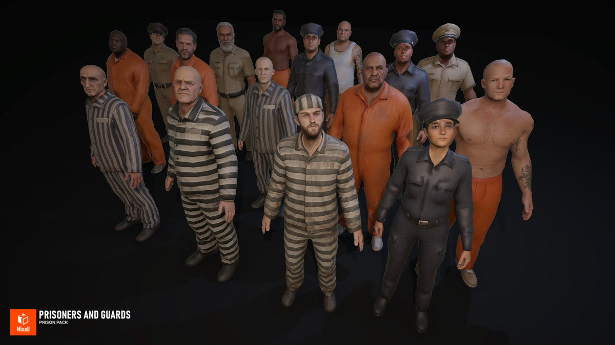 Prisoners and guards - Prison pack