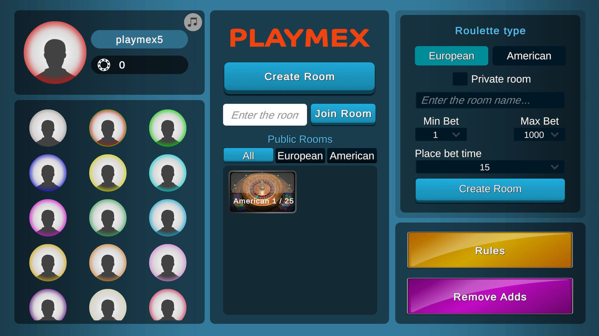 Multiplayer Roulette