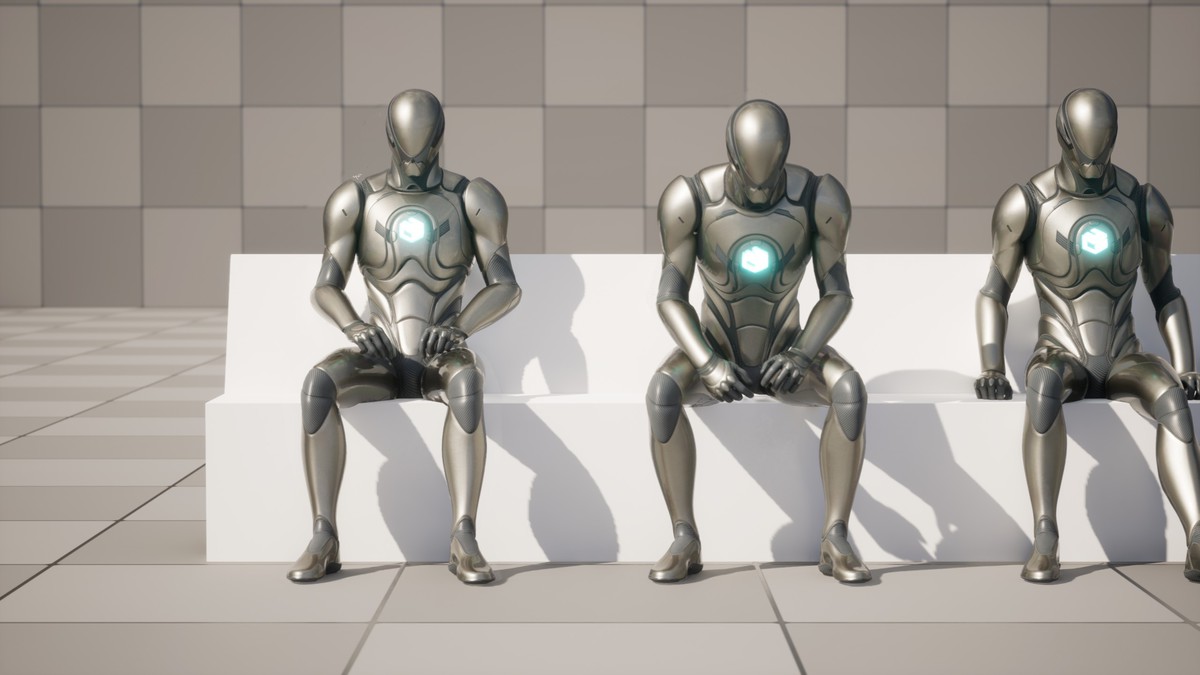 198 NPC Idle Animations Bundle Standing + Seated