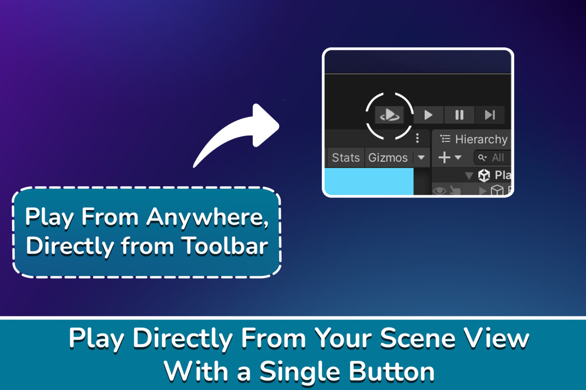 Play From Anywhere - Enter Play Mode From Anywhere