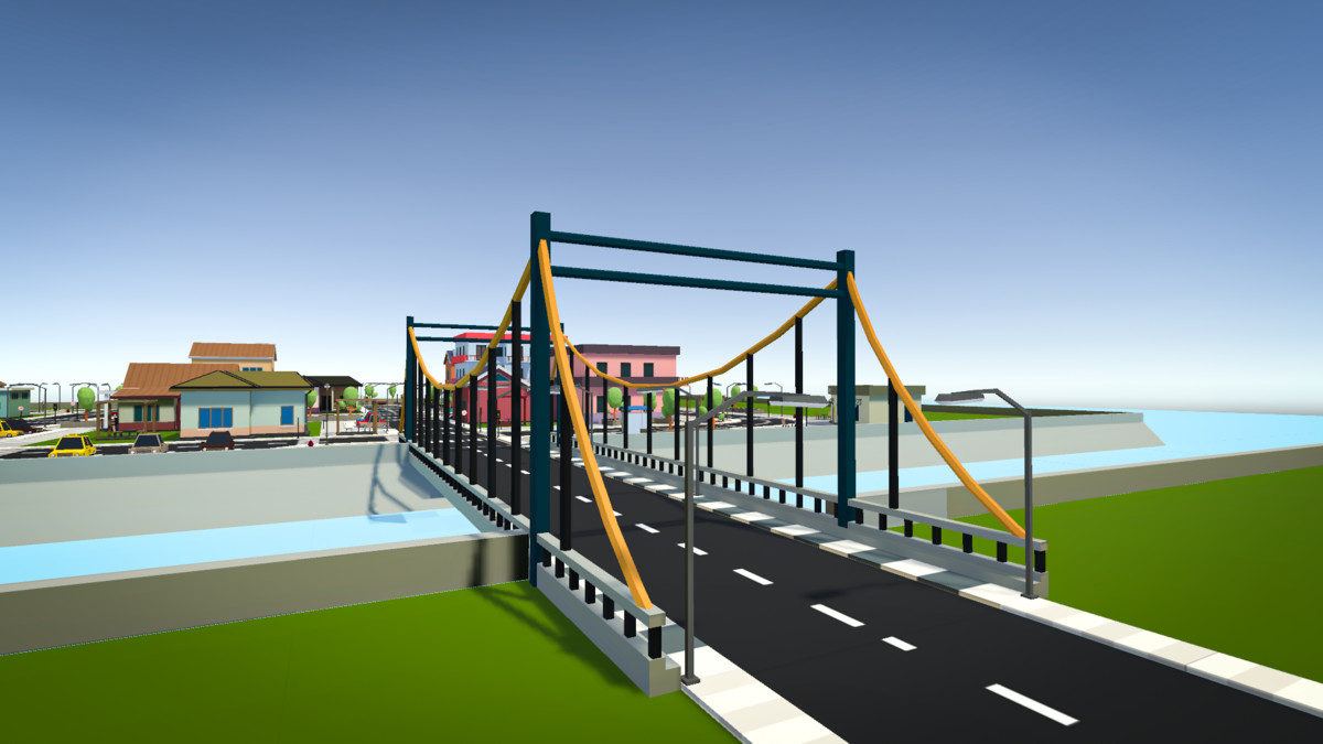 Low poly Modular city and Vehicle Pack