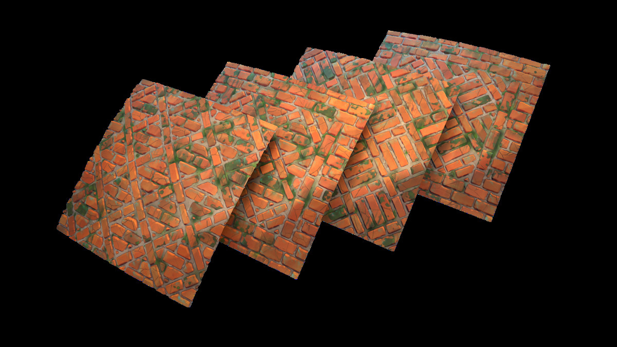 56 Stylized Brick Texture Pack