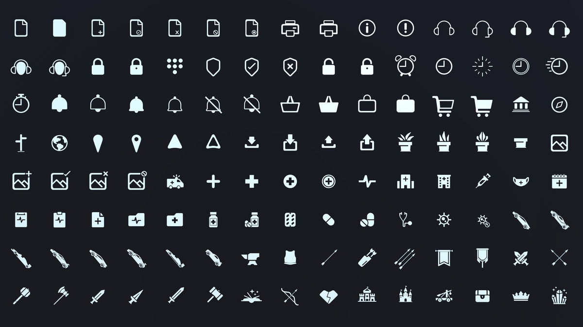 Low Poly 3D Icons - Pack