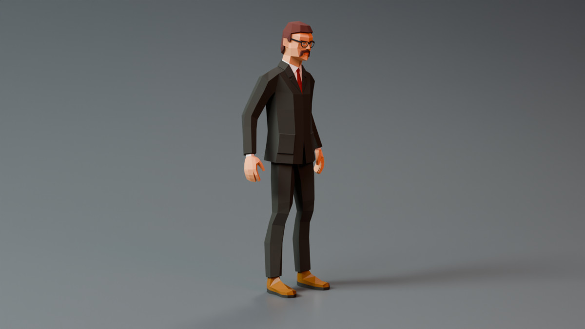 Modular Man Ultra Low Poly