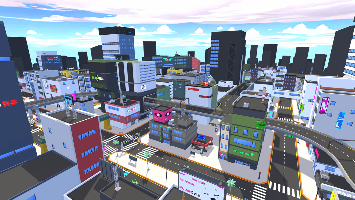 LowPoly Cyberpunk City