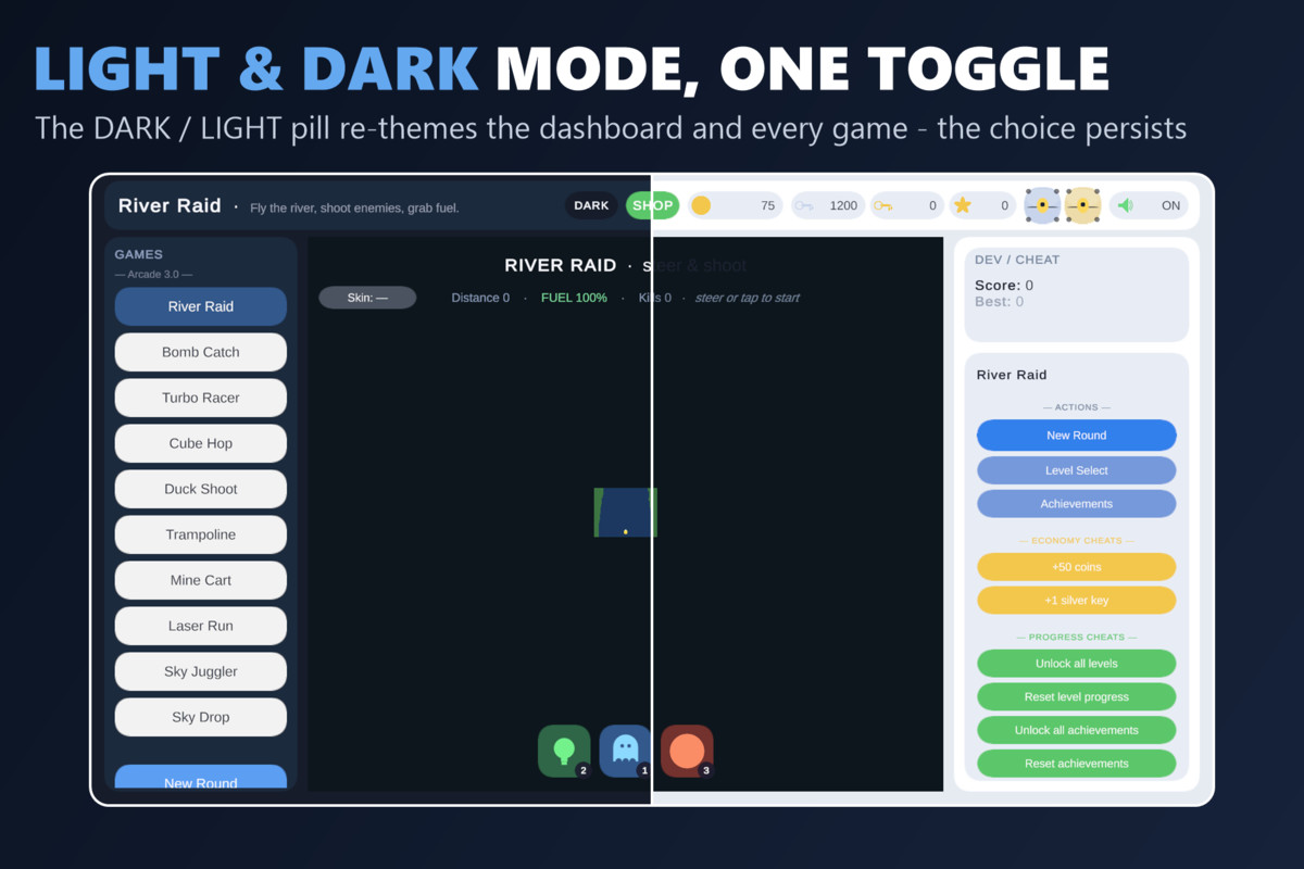 Mini Game Templates Arcade 3.0 - 10 Arcade Starters for Unity
