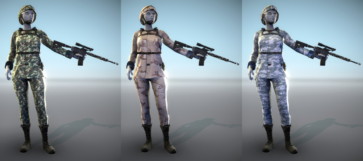 MCS Female: Army Trooper