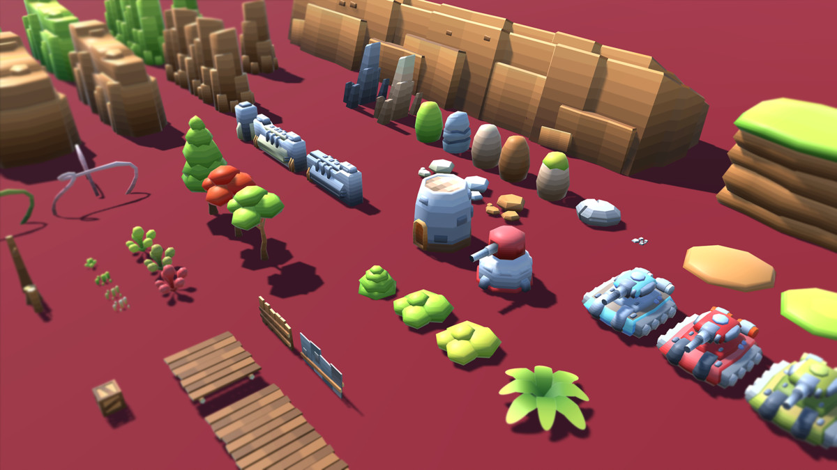 Free Nature & Tank 3D Model Pack, image 3