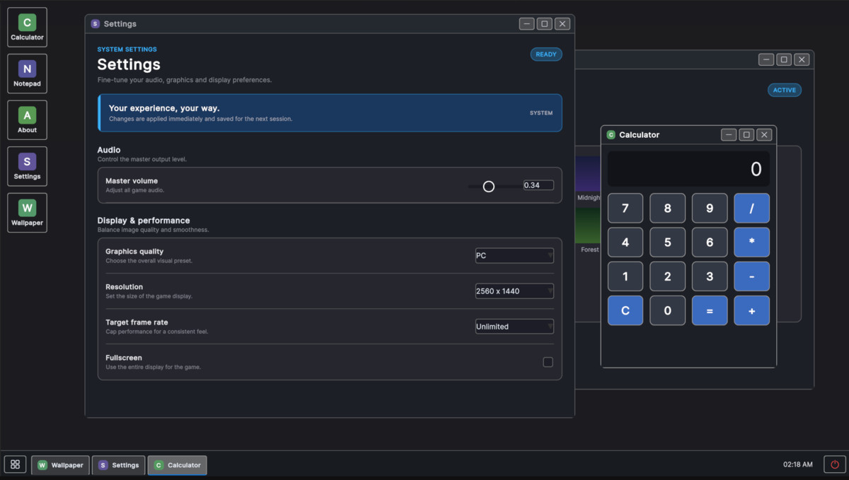 Custom OS: In-Game Windowed Desktop (UI Toolkit)