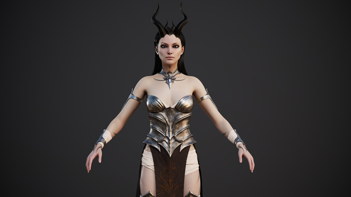 Fantasy Demones Girl